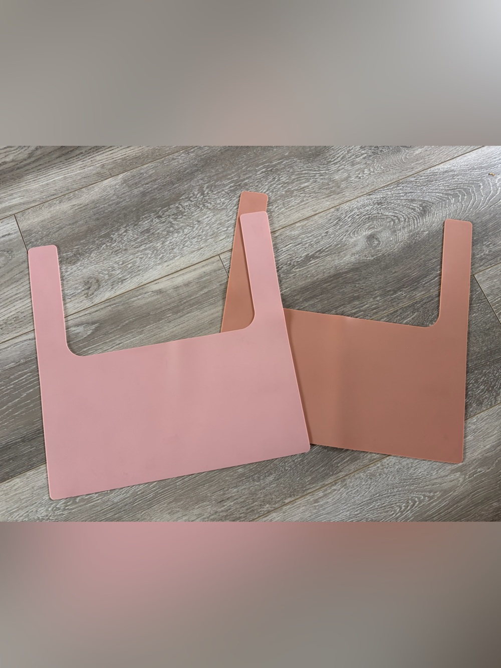 Yeah Baby Goods IKEA highchair silicone placemats- Dusty Rose & Pale Terracotta